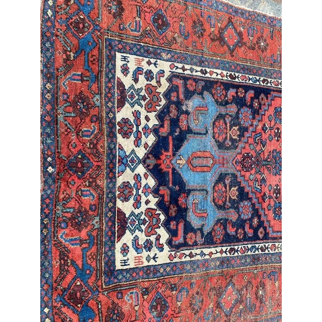Antique Rustic Wool Rug For Sale - Image 15 of 18