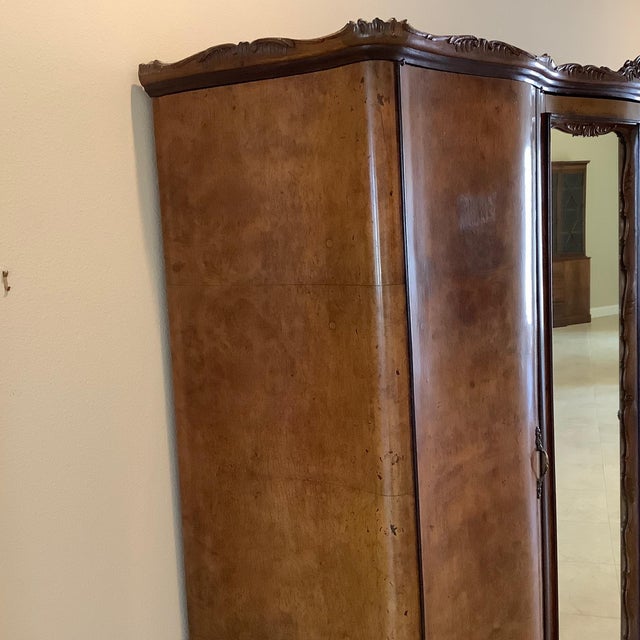 Antique 4 Door French Armoire For Sale - Image 11 of 17
