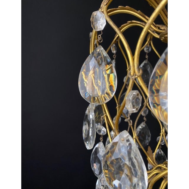 Vintage Pendant Light in Brass, 1960s For Sale - Image 12 of 15