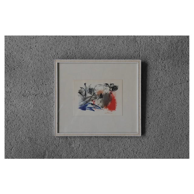 Paul Holsby, Composition, Color Lithograph, 1962, Framed For Sale