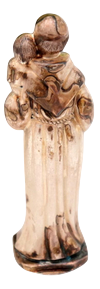 Silver Statuette of Saint Anthony