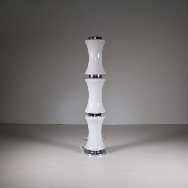 Glass Floor Lamp, 1970s For Sale - Image 5 of 5