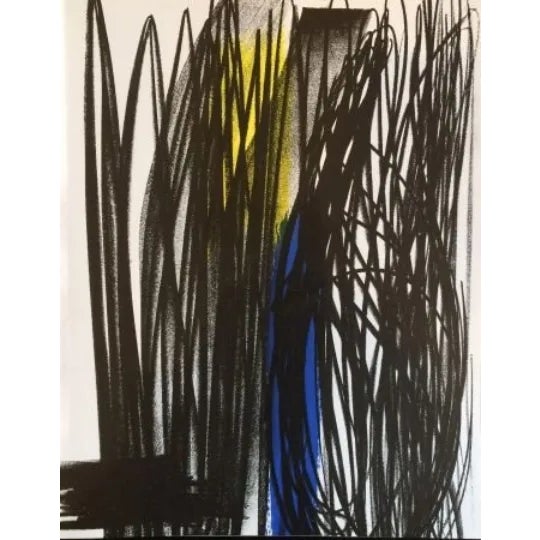 Modern Hans Hartung Original Lithograph XXe Siecle 1973 For Sale - Image 3 of 3