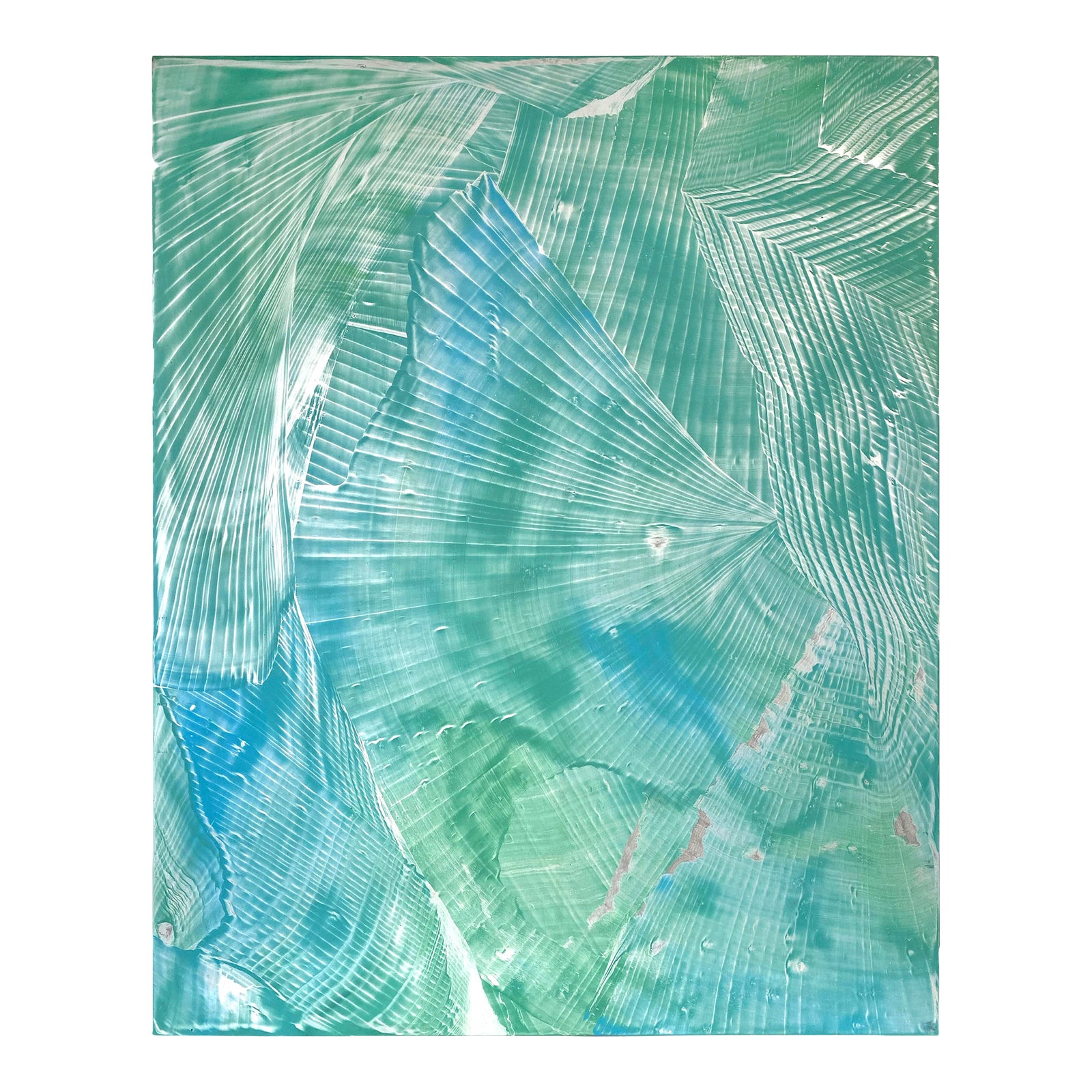 Abstract Fine Art Oil Painting "Seagrass Meadow" Chairish