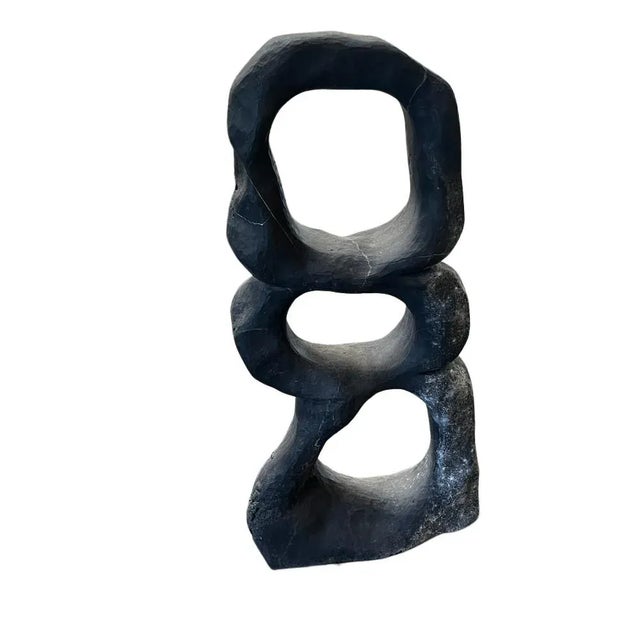 Contemporary Spanish Abstract Stone Sculpture For Sale - Image 3 of 7