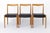 Set of 6 Vintage Chairs by Lübke — Germany, 1970s The chairs feature solid beechwood frames, professionally restored and...