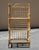 Mid-Century Modern Vintage Bamboo Etagere Three Shelves W Glass Bakers Rack ~ Coastal For Sale - Image 3 of 12