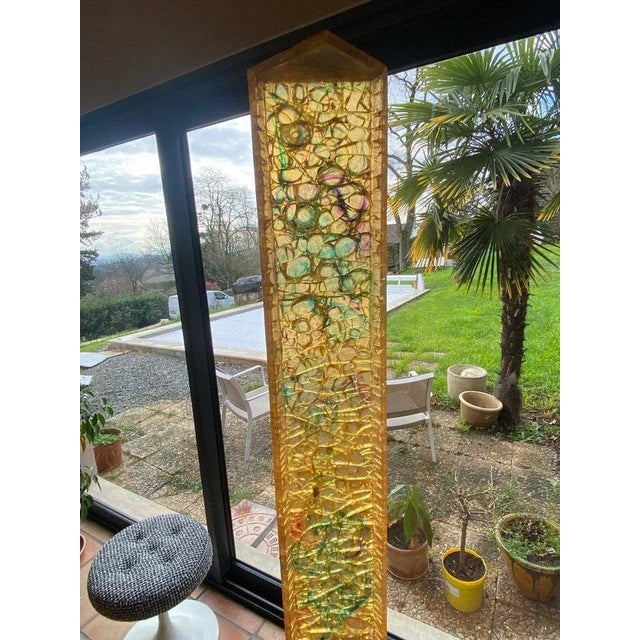 Fractal Resin Corner Column by Matiu For Sale - Image 6 of 9