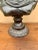 Late 20th Century Vintage Neoclassical Apollo Belvedere Bust Sculpture on Pedestal For Sale - Image 5 of 11