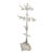 Early 1900s Victorian Cast Iron Hall Tree With Removable Base Dish. For Sale