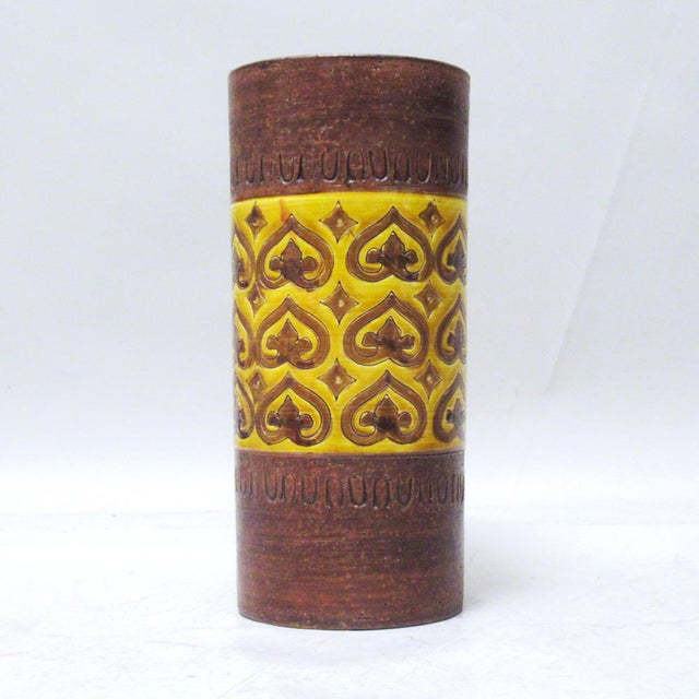 Ceramic Roller Vase from Aldo Londi, 1960s For Sale - Image 7 of 7
