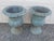 Green Pair of Antique French Copper Urns For Sale - Image 8 of 17