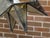 A small French star shaped light fixture from the Midcentury period, with antiqued mirrored panels and single socket. This...