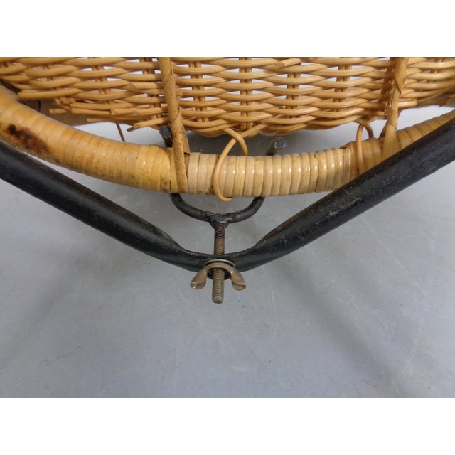 Mid-Century Modern Wicker Chair by Paul McCobb, USA, 1950s For Sale - Image 16 of 17