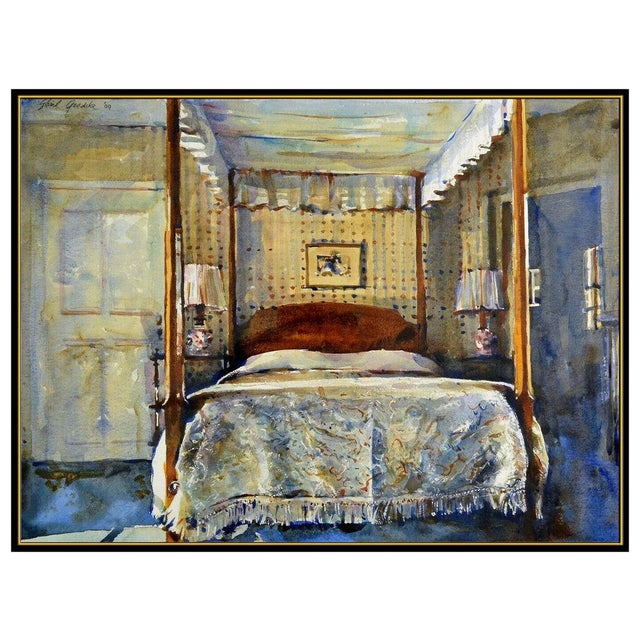 Impressionist 1990s Victorian Bedroom, Shirl Goedike For Sale - Image 3 of 5