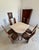 Minimalist Postmodern "Teardrop" Travertine Marble Dining Table Fluted Carved Base (Italy) For Sale - Image 11 of 16