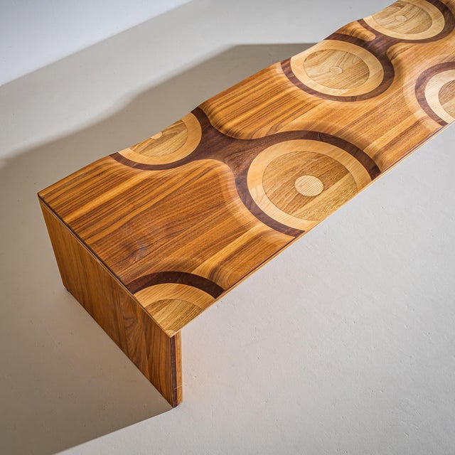 “Ripples” Bench by Toyo Ito (b. 1941) for Horm, Italy, designed in 2003 For Sale - Image 11 of 18