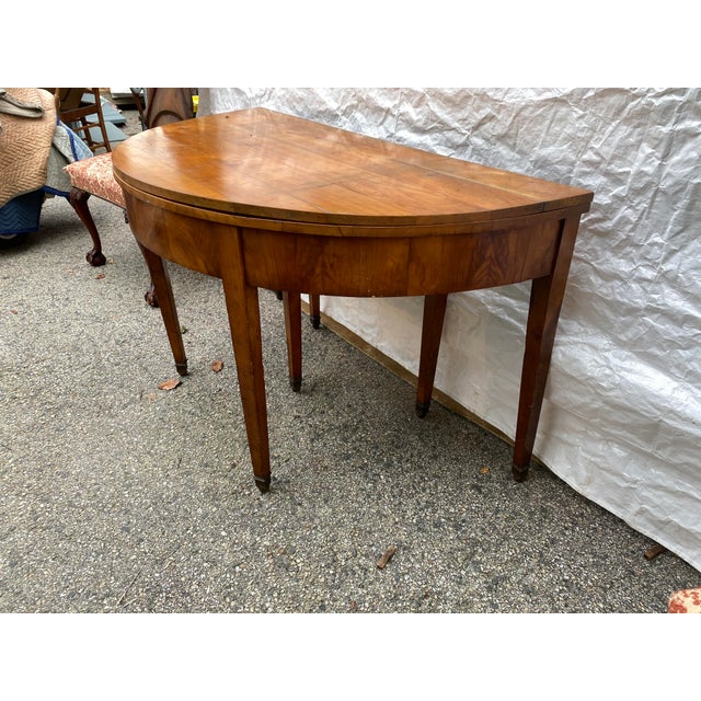 Biedermeier Console Table/ Breakfast Table For Sale - Image 10 of 13