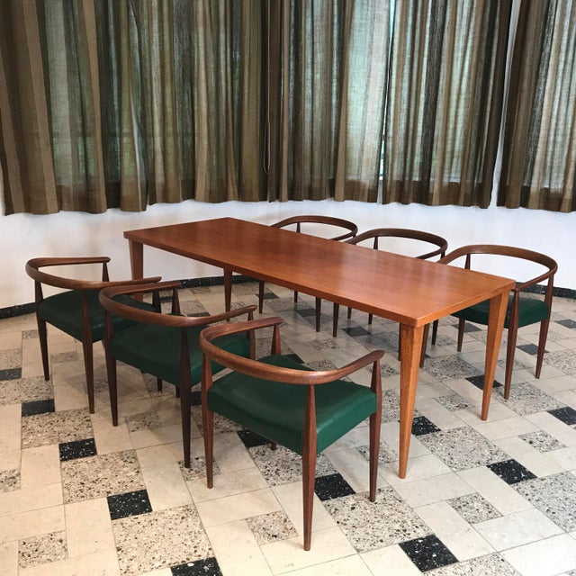 Brown Dining Table by N. Ditzel for P. K. Saværk, 1950s For Sale - Image 8 of 15