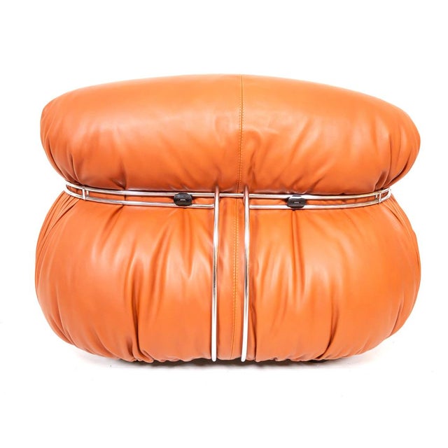 1970s Set of Soriana Chair with Ottoman by Afra & Tobia Scarpa, 1970s For Sale - Image 5 of 13
