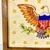 1930s Vintage Boho Chic Americana Patriotic Eagle Needlepoint Yarn Sampler, Framed For Sale - Image 6 of 11