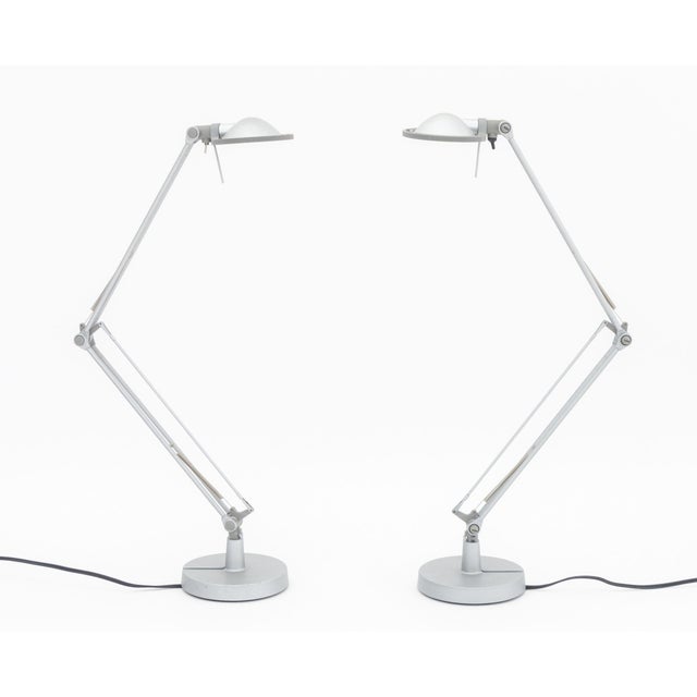 Late 20th Century Meda & Rizzatto X Luceplan "Berenice" Lamps, Pair For Sale - Image 5 of 11