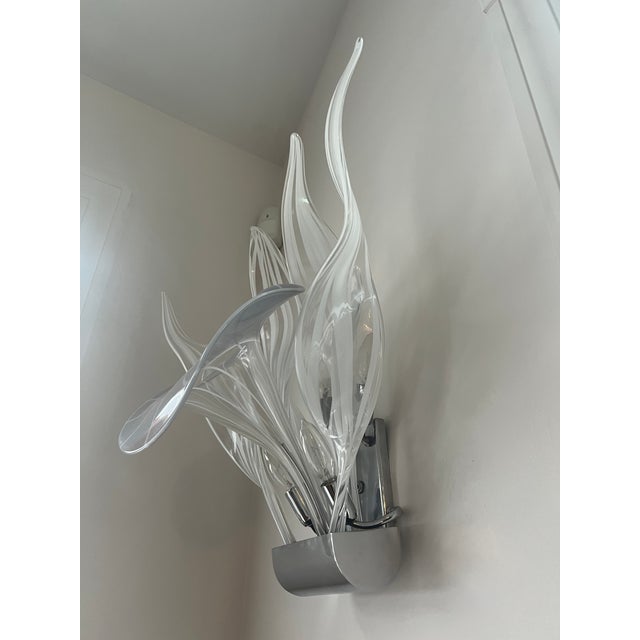 Italian 1970s Vintage Italian Murano Sconces For Sale - Image 3 of 5