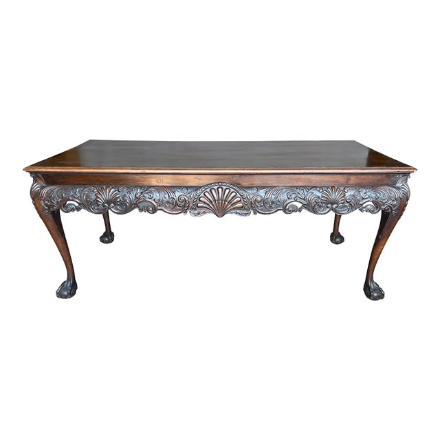 Very Fine 19th Century Mahogany Console Table Stamped Gillows For Sale
