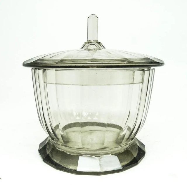 Art Deco Candyer from Moser, Czechoslovakia, 1930s For Sale - Image 3 of 8