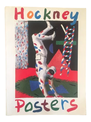 Vintage 1987 "Hockney Posters" 1st Edition Extra Large Collector's Pop Art Book