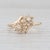 Gold 0.18ctw Diamond Flower Cluster Bypass Ring 14k Yellow Gold Size 4.75 For Sale - Image 8 of 8