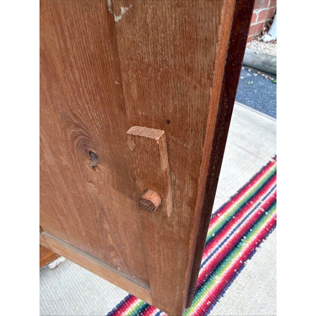 Antique Victorian Chestnut and Walnut Washstand, Lebanon County Pa, Circa 1870 For Sale - Image 6 of 17