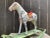 Antique dappled gray rocking horse lovely worn paint. Would make a wonder nursery room decoration. The paint is worn...