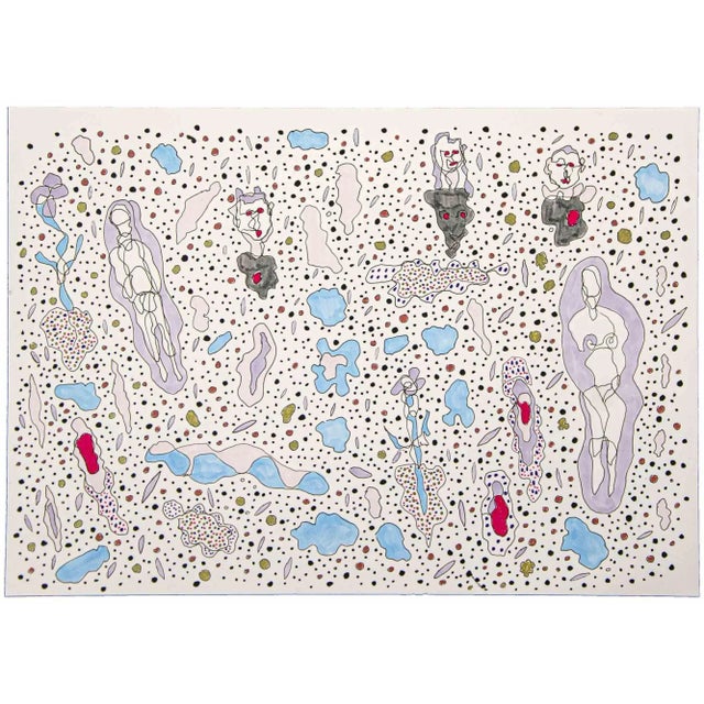 Composition is an original artwork realized by Maurizio Gracceva (Roma, 1955) in 2010. Good condition. Hand-signed. China...