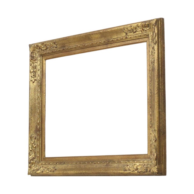 Baroque Gold-Colored Pine Wood Frame For Sale - Image 10 of 18