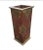 1970s Mid-Century Arts and Crafts Mango Wood With Mounted Brass Sheeting Ornate Umbrella Stand For Sale - Image 5 of 12