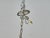 English Midcentury Nickel Bell Lantern With Glass Dome and Three Lights For Sale - Image 15 of 16