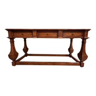 Bausman 3-Drawer Console / Buffet Table For Sale