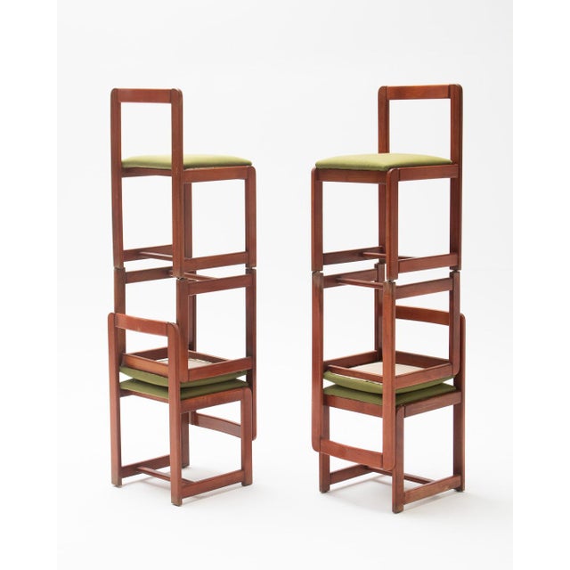 Mid-Century Chairs in the style of Corona, 1970s, Set of 6 For Sale - Image 4 of 10