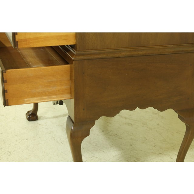 Wood Kittinger Cw-153 Colonial Williamsburg Mahogany Highboy For Sale - Image 7 of 13