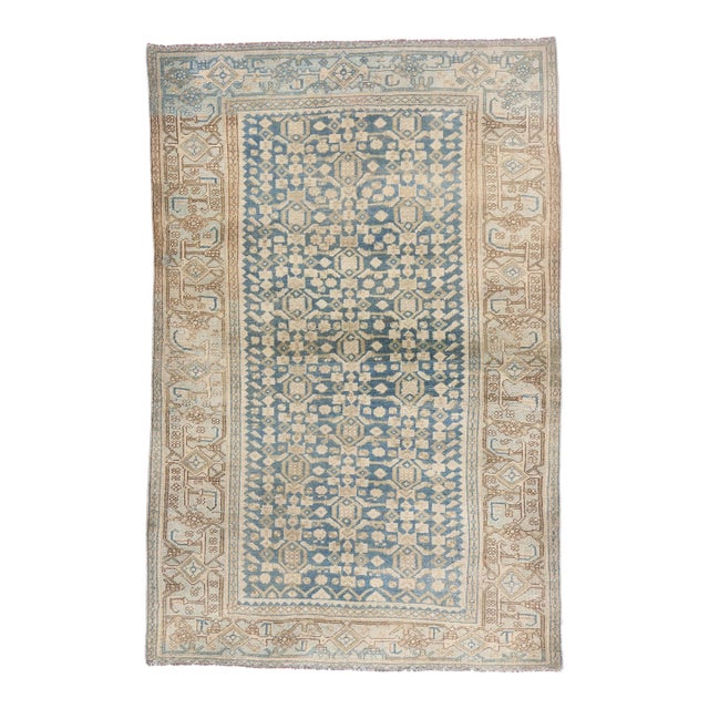Antique Persian Bijar Rug, 03'11 X 06'00 For Sale