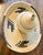 Modern Rwandan Tutsi Woven Basket With Large Tray For Sale - Image 3 of 12