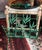 Vintage Palm Beach 1970’s Green Metal Chinoiserie Faux Bamboo Leaf Folding Magazine Rack For Sale - Image 10 of 11