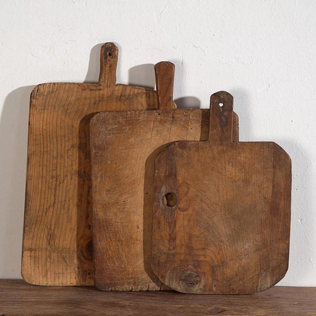 1920s Vintage Cutting Boards, 1920, Set of 3 For Sale - Image 5 of 6