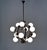 Mid-Century Italian Brass and Opaline Glass Chandelier from Stilnovo, 1950s For Sale - Image 12 of 18