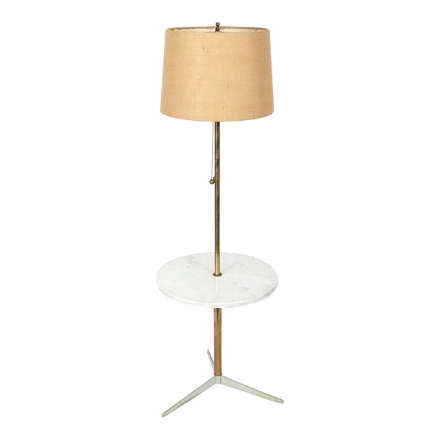 1960s Mid Century Laurel Lamp Co. Brass Table Floor Lamp For Sale