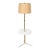1960s Mid Century Laurel Lamp Co. Brass Table Floor Lamp For Sale