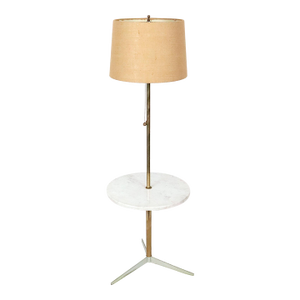 1960s Mid Century Laurel Lamp Co. Brass Table Floor Lamp