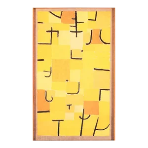 1989 After Paul Klee "Sign in Yellow", Full-Color Print From France