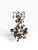 Circa 1940s Italian Gilt Tole & Glass Fruit Candelabra — Pair For Sale - Image 4 of 10
